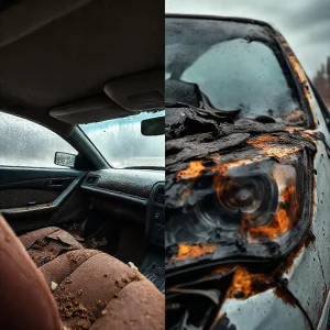 Фото по теме: Как определить, что автомобиль утопленник или побывал в пожаре